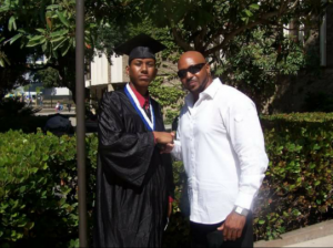 Marquis and Patrick on Graduation Day
