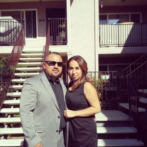 Joe Vargas with wife of 16 years, Lorena Romero