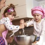 san diego custody rights lawyer's client baking with children