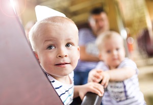 child custody lawyer's client sitting on the chair waiting for their dad