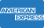 Logo of American Express featuring blue text on a white background.